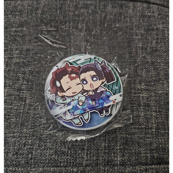 π₯π3/$15 Demon Slayer Aoi Kanzaki Tanjiro Can Badge Pin - Picture 1 of 3